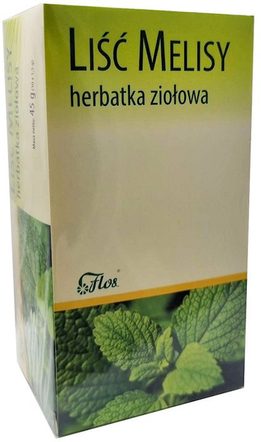 Herbatka ziołowa Flos Melisa Liść 45g 30x1.5g (5907752643767) - obraz 1