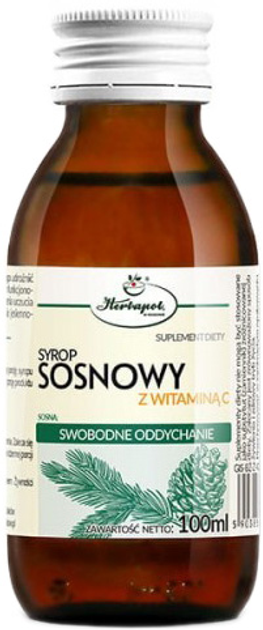 Syrop Sosnowy z witaminą C Herbapol 100 ml (5903850002895) - obraz 1