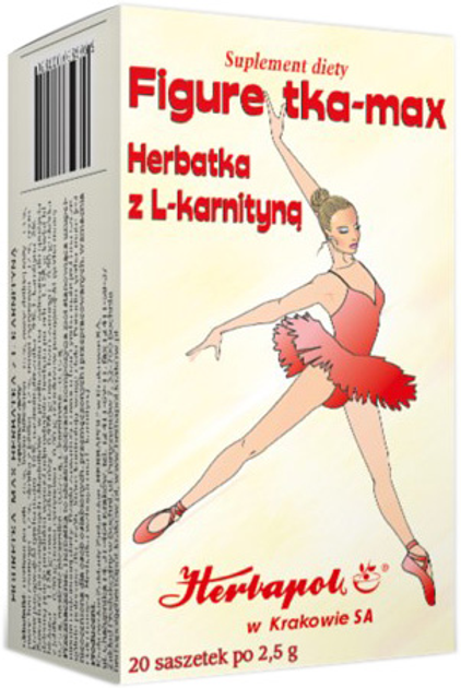 Herbatka Herbapol Figuretka max z L-Karnityną 20 saszetek (5903850003830) - obraz 1