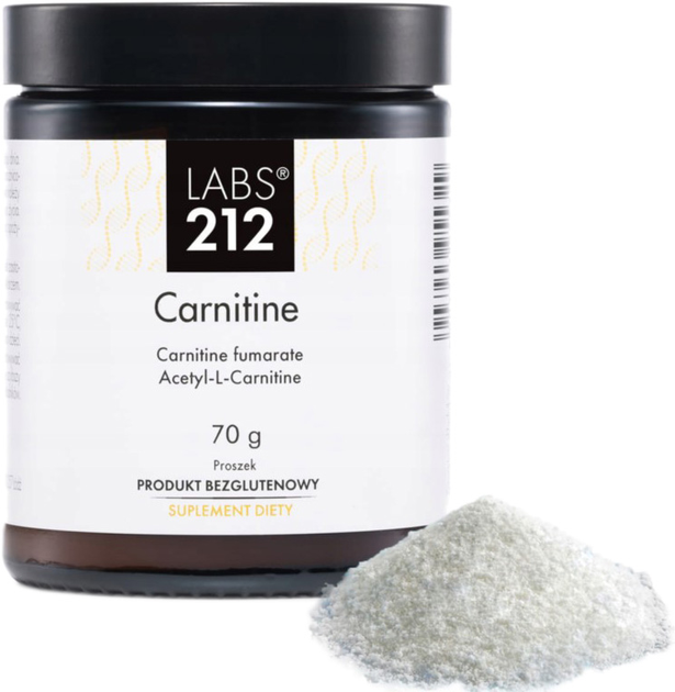 Suplement diety LABS212 Carnitine Acetyl -L-Carnitine 70g proszek (5903943955329) - obraz 1