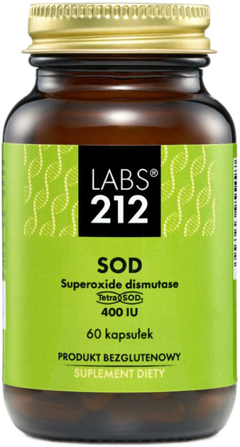 Suplement diety LABS212 Sod 60 kapsułek superoxide dismutase (5903943955497) - obraz 1