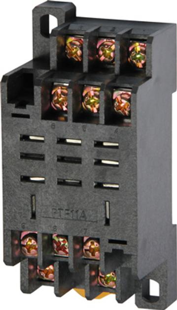 Колодка 10А 3к 220V AC/DC LY3 для проміжного реле [i.ptf.11a] e.control.p103s E.NEXT - зображення 1