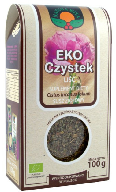 Herbata Natura Wita Czystek Liść Eko 100g (5902194542036) - obraz 1