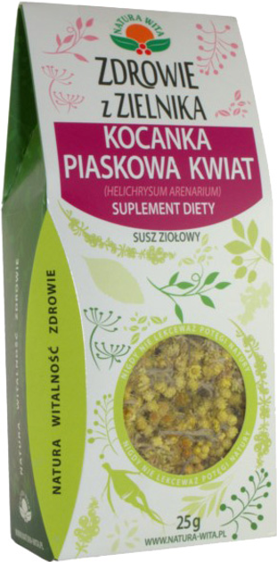 Herbata Natura Wita Kocanka Piaskowa Kwiat 25g (5902194542227) - obraz 1