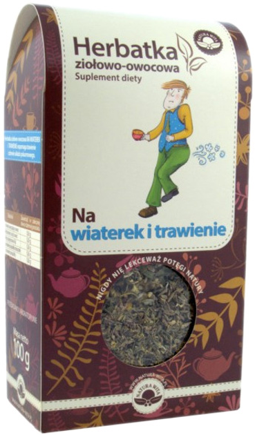 Herbata Natura Wita Ziołowo-Owocowa Na Wiaterek 100g (5902194542562) - obraz 1