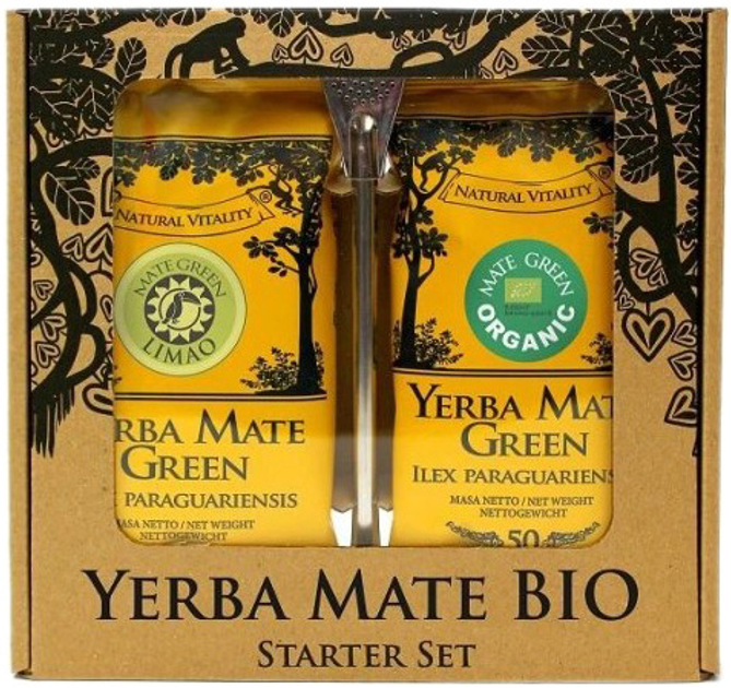 Zestaw Herbata Yerba Mate Green Starter Set 118 g BIO (5904384683284) - obraz 1