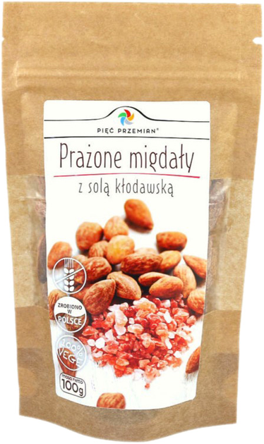 Смажений мигдаль Pięć Przemian із кладавською сіллю (5902837810805) - зображення 1