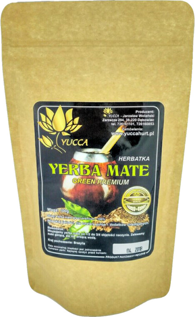 Herbata Proherbis Yerba Mate Green Premium 100 g (5902687150151) - obraz 1