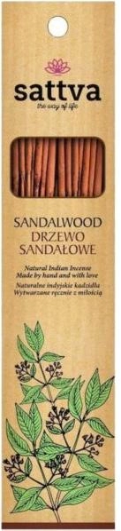 Kadzidła Sattva Naturalne Drzewo Sandałowe 30 g (5903794180260) - obraz 1