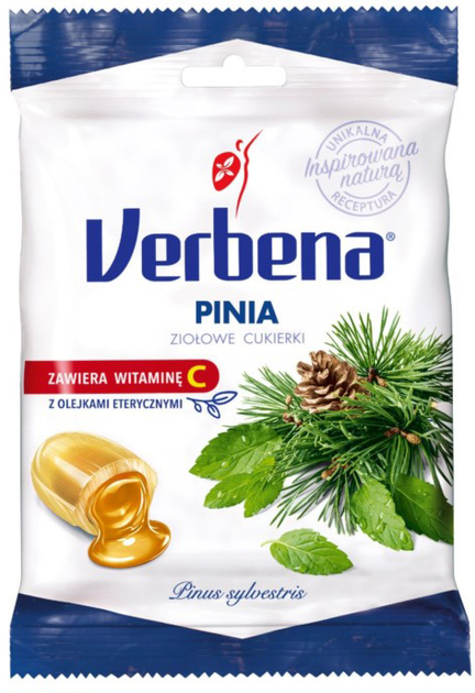 Трав'яні цукерки Verbena Pinia 60 г (8585000203733) - зображення 1