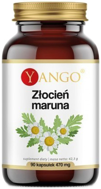 Suplement diety Yango Złocień Maruna 470 mg 90 kapsułek ból głowy (5903796650419) - obraz 1