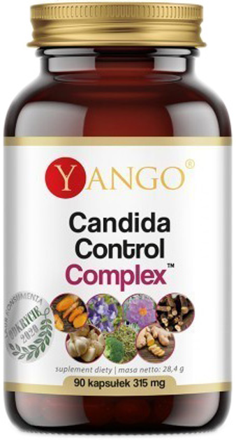 Протигрибковий комплекс Yango Candida Control 90 капсул (5907483417217) - зображення 1