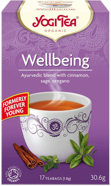 Органічний чай Yogi Tea Wellbeing 17x18 г Relax (4012824401587) - зображення 1