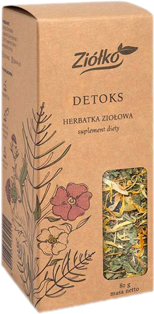 Suplement diety Ziółko Detox Herbatka Ziołowa 80 g (5904323160241) - obraz 1