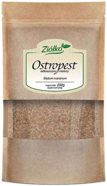 Suplement diety Ziółko Ostropest mielony odtłuszczony 200 g (5904323160265) - obraz 1