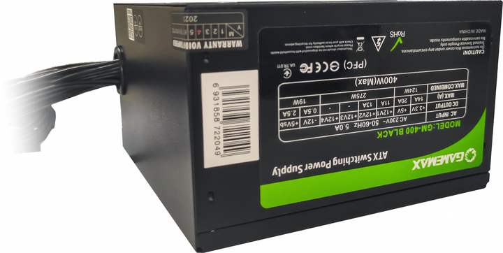 Блок питания GameMax GM400 OEM Black (GM-400) – фото, отзывы ...