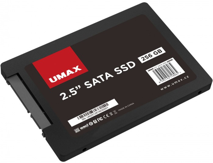 Dysk SSD Umax 256GB 2.5" SATA III 3D NAND (TLC) (UMM250008) - obraz 2