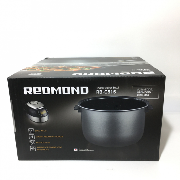 Чаша с ручками 5 л. RB-C515 для мультиварки Redmond RMC-M90 после 2021г. с керамическим покрытием - изображение 9