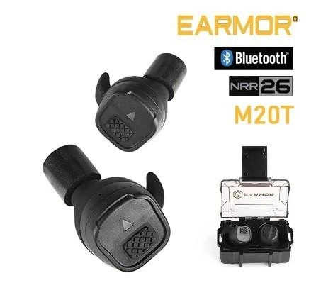 Активные Беруши EARMOR M20T ORIGINAL с функцией Bluetooth 5.1 ( Тактические Наушники ) для стрелковые электронные Черный - изображение 1