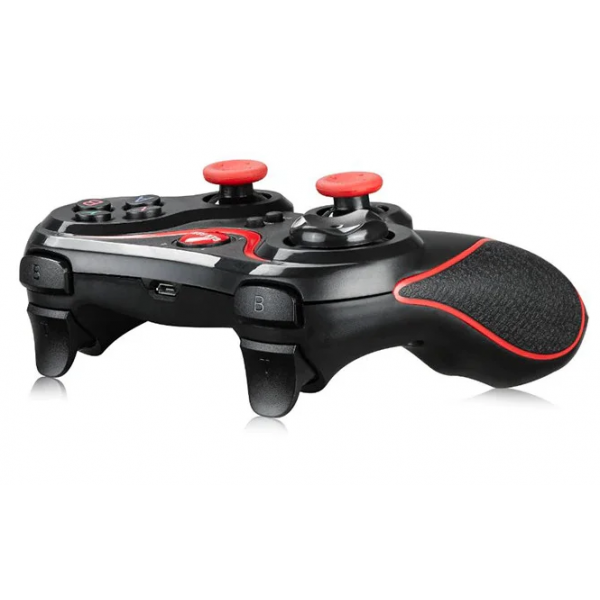 Безпровідний геймпад 30 hour Pro Bluetooth-джойстик для Sony PlayStation, ПК, телевізора з тримачем телефону Чорний - зображення 4