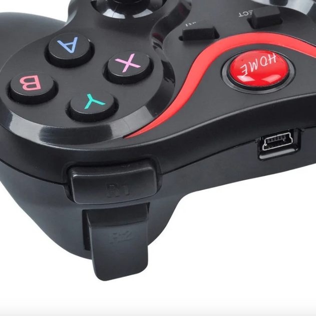 Безпровідний геймпад 30 hour Pro Bluetooth-джойстик для Sony PlayStation, ПК, телевізора з тримачем телефону Чорний - зображення 5