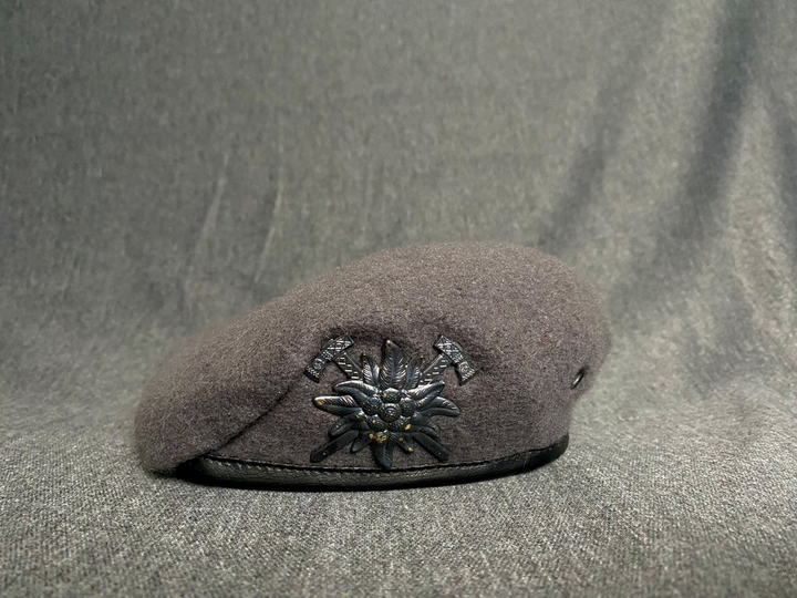 Берет Гірської піхоти Едельвейс крапля M / 55-56 темно-сірий (1710251527) - изображение 2