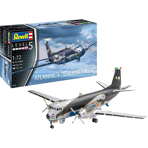 Збірна модель Revell Літак Breguet Atlantic 1 Italian 1:72 (4009803038452) - зображення 1