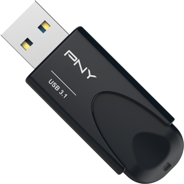 PNY Attache 4 32GB USB 3.1 Black (FD32GATT431KK-EF) - зображення 1