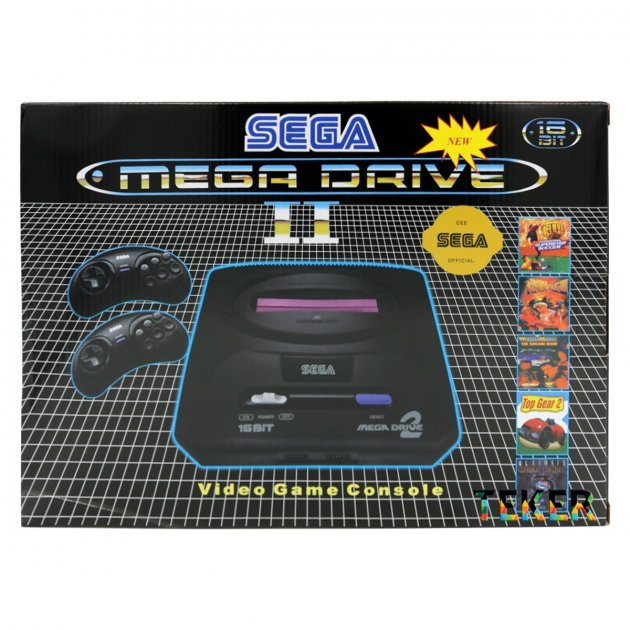 Приставка игровая Sega Mega Drive 2 500 игр с поддержкой картриджей (ul ...