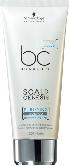 Шампунь Schwarzkopf BC Scalp Genesis Purifying Shampoo 200 мл (4045787429893) - зображення 1