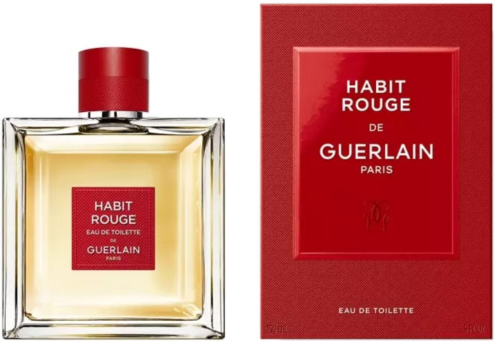 Туалетна вода для чоловіків Guerlain Habit Rouge 2022 Edt 50 мл (3346470304819) - зображення 1