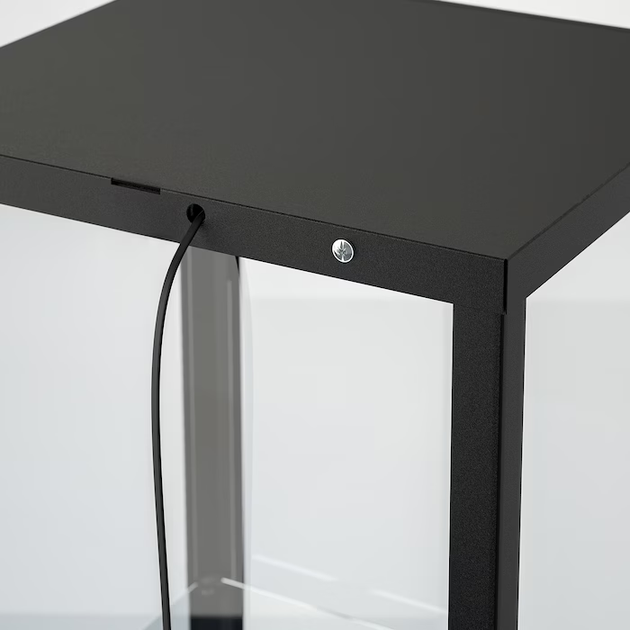 Шкаф-витрина BLALIDEN IKEA 005.205.19 черный - Фото 5 Шкаф-витрина BLALIDEN IKEA 005.205.19 черный - изображение 5