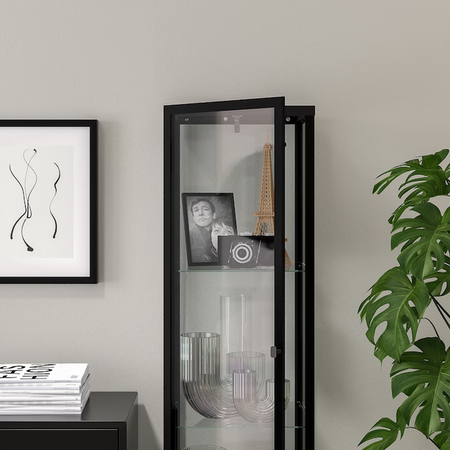 Шкаф-витрина BLALIDEN IKEA 005.205.19 черный - Фото 6 Шкаф-витрина BLALIDEN IKEA 005.205.19 черный - изображение 6