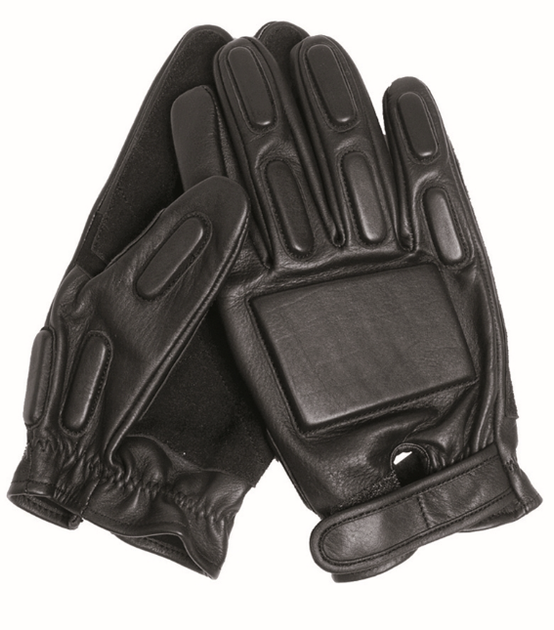 Рукавиці тактичні шкіряні XL Чорні Mil-Tec Sec Handschuhe Leder XL Schwarz 12501002-010 - зображення 1