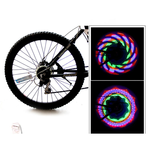 Светодиодная подстветка колес велосипеда фонари на спицы велосипеда купить