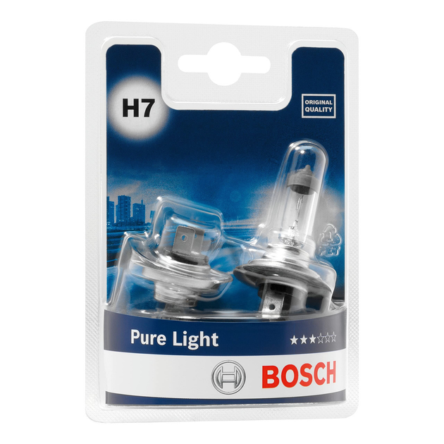 Автолампа H7 Pure Light 12V 55W PX26d - кт 2шт, (1987301411) – фото ...