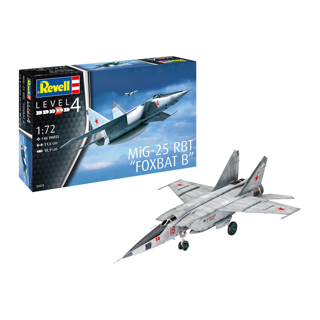 Збірна модель Revell MiG-25 RBT "Foxbat B" 1:72 (4009803038780) - зображення 1