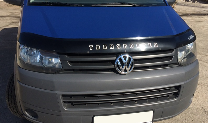 Дефлектор капота (мухобійка) VipTuning Volkswagen T5 2003-2009 (VW20) - зображення 3