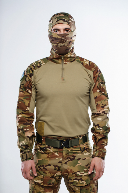 Летняя тактическая рубашка UBACS мультикам камуфляж, размер L - изображение 1