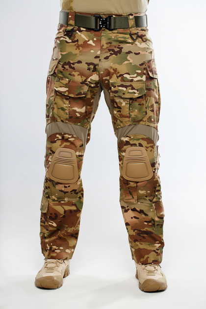 Літні тактичні штани мультікам камуфляж мультікам, розмір M - зображення 1