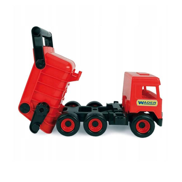 Іграшка для дітей Wader самоскид червоний Middle Truck у картонній коробці (32111) (5900694321113) - зображення 2