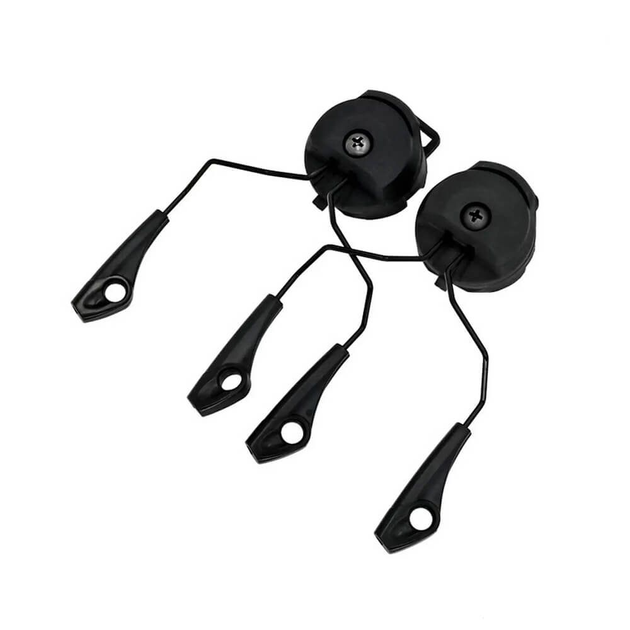 Адаптер ACM Headset Helmet Rail Black для навушників Howard Leight Impact Sport - зображення 1