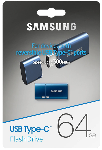 Pendrive Samsung 64GB Type-C Blue (MUF-64DA/APC) - obraz 9