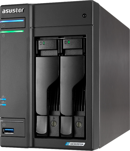 Мережеве сховище Asustor Lockerstor 2 Gen2 (AS6702T) (UAS6702T) - зображення 2
