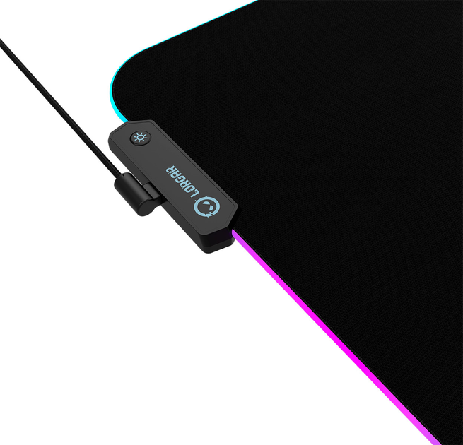 Игровая поверхность Lorgar Steller 919 RGB USB Gaming Black (LRG-GMP919) - изображение 4