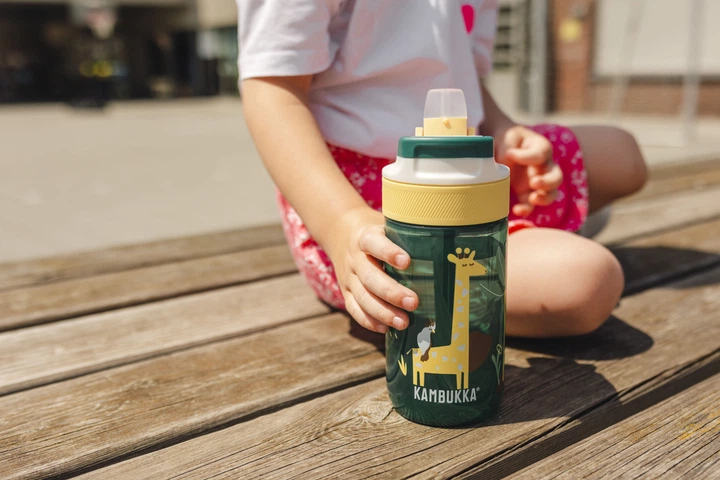 Butelka na wodę Kambukka Lagoon Kids Safari Jungle 400 ml Green (11-04051) - obraz 7