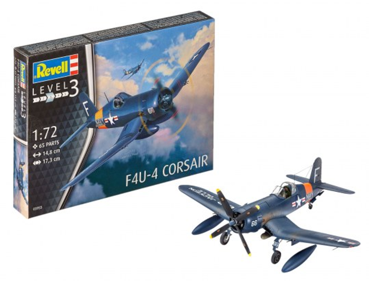 Model plastikowy Revell F4U-4 Corsair 1:72 (4009803639550) - obraz 1