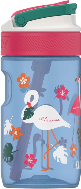 Пляшка для води Kambukka Lagoon Kids Blue Flamingo 400 мл Блакитна (11-04052) - зображення 3