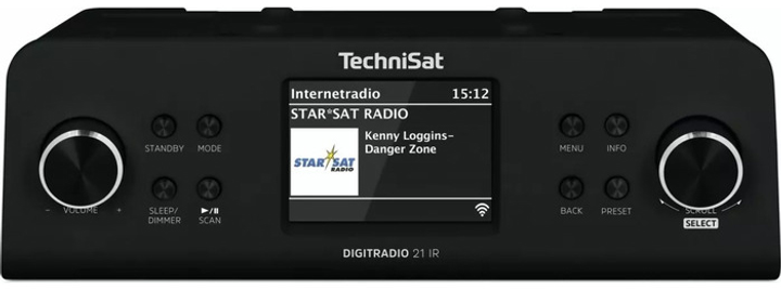 Кухонне радіо TechniSat Digitradio 21 IR Чорне 0000/3965 (4019588039650) - зображення 1