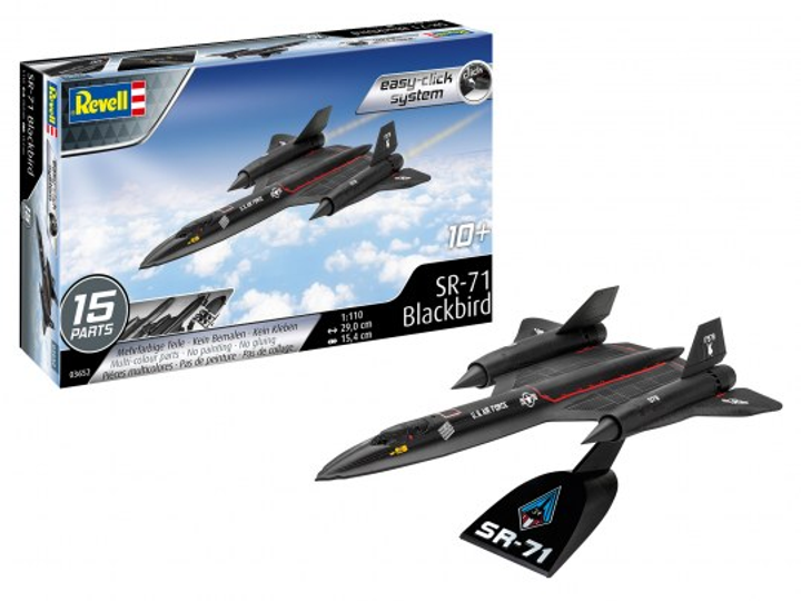 Збірна модель Revell SR-71 Blackbird Easy-Click 1:110 (4009803203652) - зображення 1